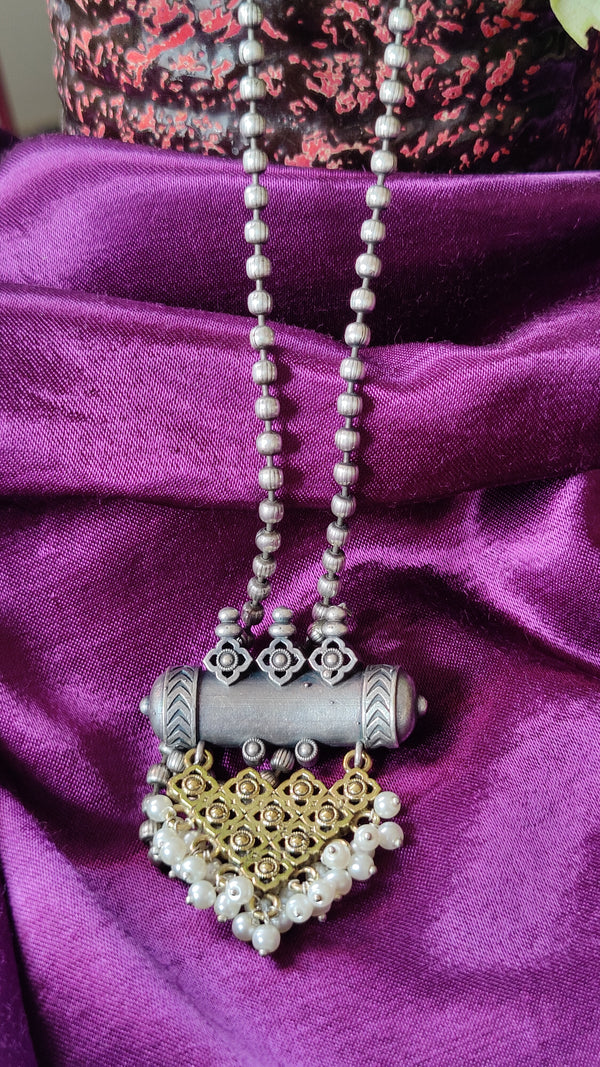 2 TONE NECKLACE - TAALI