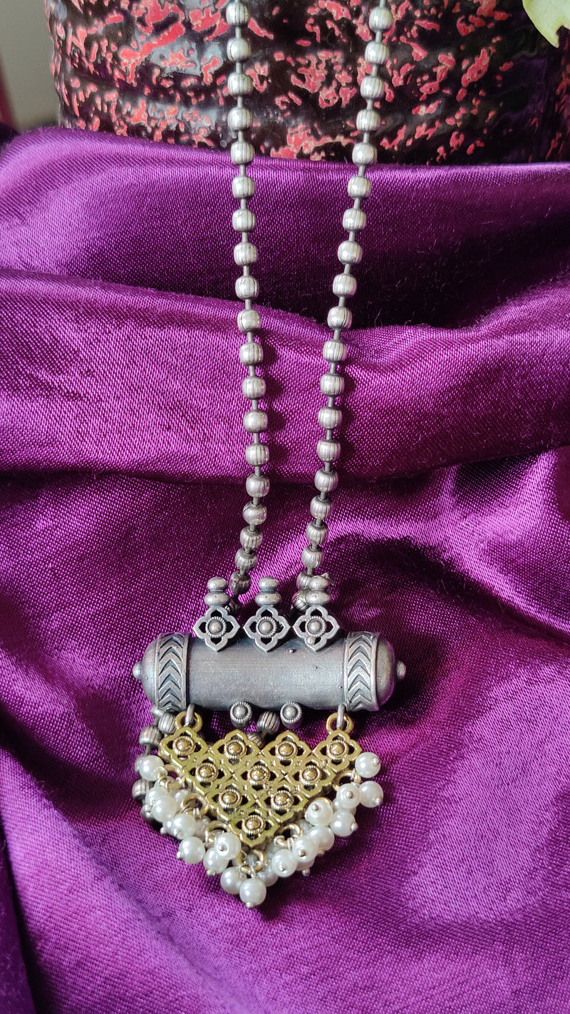 2 TONE NECKLACE - TAALI