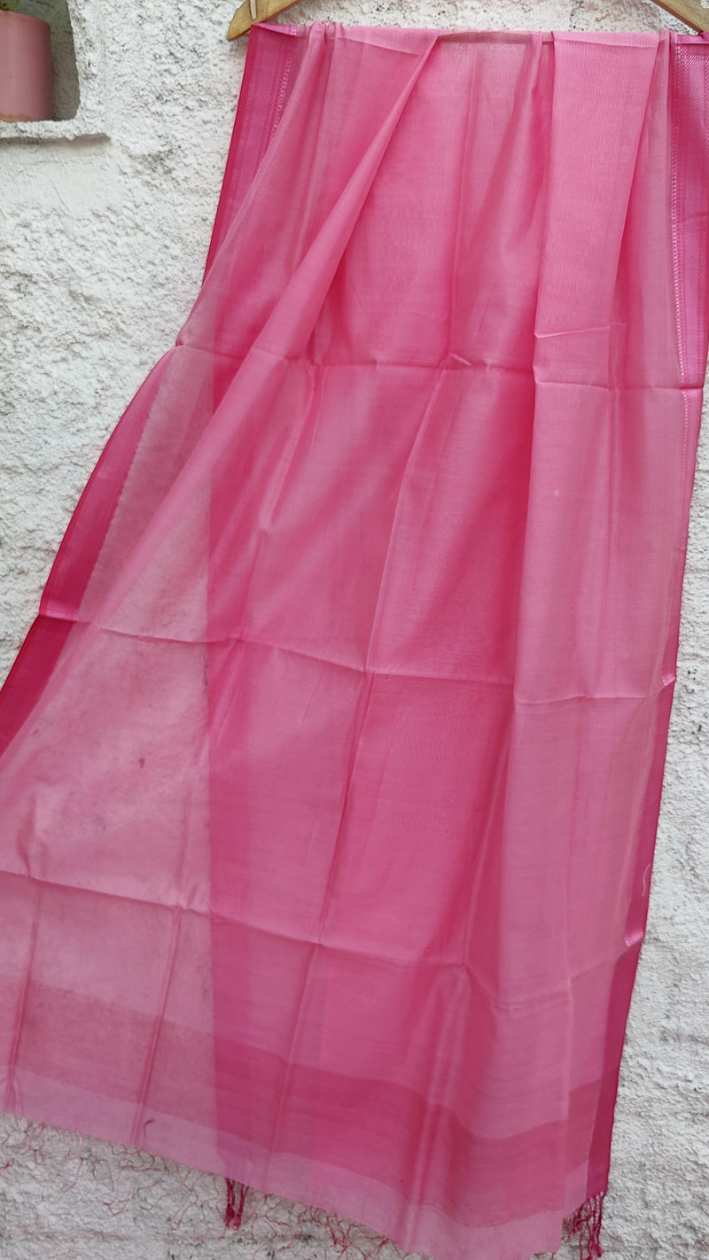 PINK MAHESHWARI DUPATTA