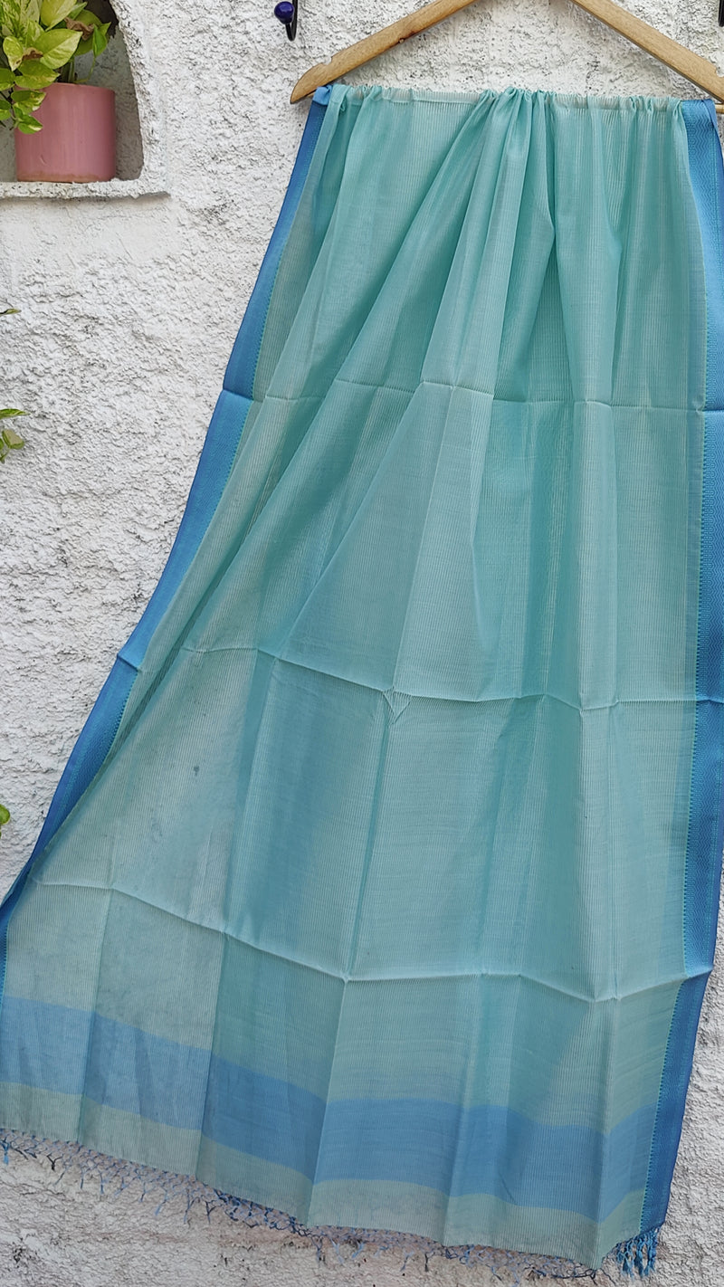 SKY BLUE MAHESHWARI DUPATTA