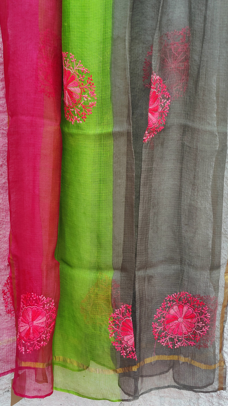 MULTICOLOURED KOTA SILK DUPATTA