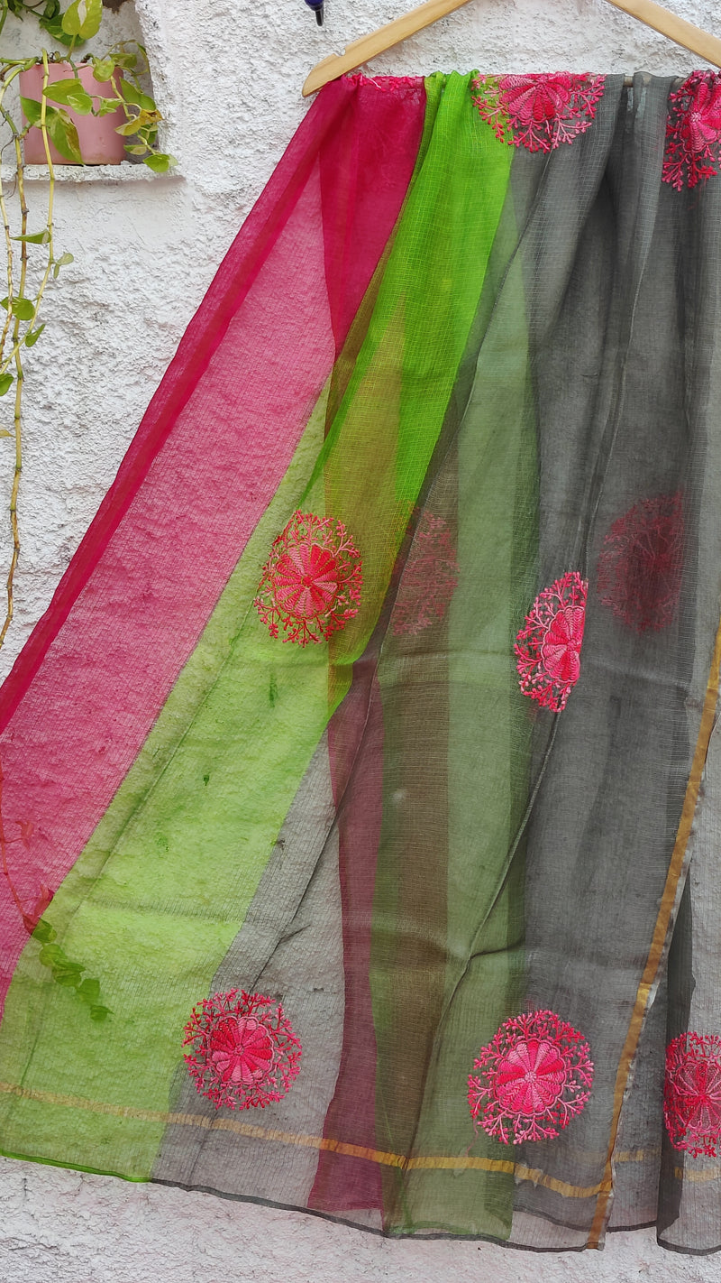 MULTICOLOURED KOTA SILK DUPATTA