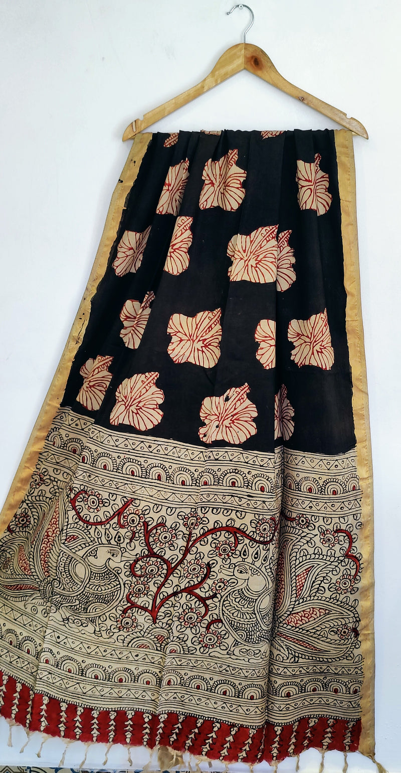 CHENNURI SILK PEN KALAMKARI DUPATTA